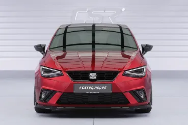 CSR Frontspoiler | Cup-Spoilerlippe mit ABE für Seat Ibiza 5 (6F) CSL918-L schwarz matt (Lackierung erforderlich)
