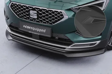CSR Frontspoiler | Cup-Spoilerlippe mit ABE für Seat Tarraco CSL946-L Lackierung erforderlich (unlackiert)