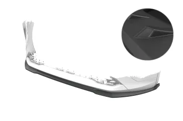 CSR Frontspoiler | Cup-Spoilerlippe mit ABE für Skoda Elroq CSL021-L Lackierung erforderlich (unlackiert)