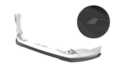 CSR Frontspoiler | Cup-Spoilerlippe mit ABE für Skoda Elroq CSL021-S Strukturiert schwarz matt (keine Lackierung erforderlich)