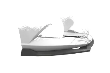 CSR Frontspoiler | Cup-Spoilerlippe mit ABE für Skoda Fabia 3 (Typ NJ) CSL631-L Lackierung erforderlich (unlackiert)