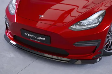 CSR Frontspoiler | Cup-Spoilerlippe mit ABE für Tesla Model 3 CSL701-K Kupfer matt (keine Lackierung erforderlich)