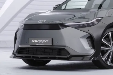 CSR Frontspoiler | Cup-Spoilerlippe mit ABE für Toyota bZ4X / Subaru Solterra CSL881-L schwarz matt (Lackierung erforderlich)