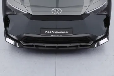 CSR Frontspoiler | Cup-Spoilerlippe mit ABE für Toyota bZ4X / Subaru Solterra CSL881-L schwarz matt (Lackierung erforderlich)