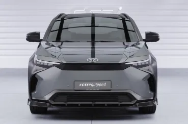 CSR Frontspoiler | Cup-Spoilerlippe mit ABE für Toyota bZ4X / Subaru Solterra CSL881-L schwarz matt (Lackierung erforderlich)