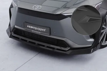 CSR Frontspoiler | Cup-Spoilerlippe mit ABE für Toyota bZ4X / Subaru Solterra CSL881-L schwarz matt (Lackierung erforderlich)