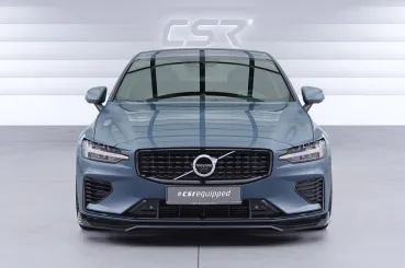 CSR Frontspoiler | Cup-Spoilerlippe mit ABE für Volvo S60 (3.Gen) CSL939-C Carbon Look Hochglanz (keine Lackierung erforderlich)