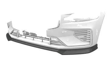 CSR Frontspoiler | Cup-Spoilerlippe mit ABE für Volvo S60 (3.Gen) CSL939-L Lackierung erforderlich (unlackiert)