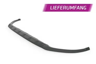 CSR Frontspoiler | Cup-Spoilerlippe mit ABE für VW Golf 7 CSL500-S Strukturiert schwarz matt (keine Lackierung erforderlich)