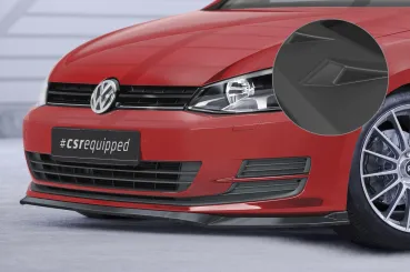 CSR Frontspoiler | Cup-Spoilerlippe mit ABE für VW Golf 7 CSL500-L Lackierung erforderlich (unlackiert)