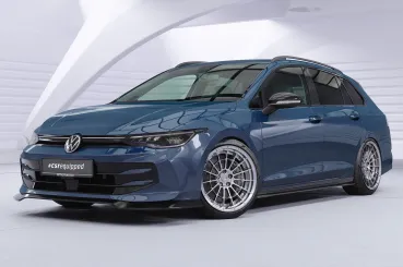 CSR Frontspoiler | Cup-Spoilerlippe mit ABE für VW Golf 8 CSL940-M Carbon Look matt strukturiert (keine Lackierung erforderlich)