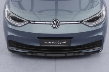 CSR Frontspoiler | Cup-Spoilerlippe mit ABE für VW ID3 CSL528-S schwarz matt strukturiert (keine Lackierung erforderlich)