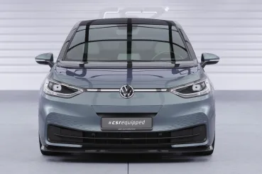 CSR Frontspoiler | Cup-Spoilerlippe mit ABE für VW ID3 CSL528-G Glossy schwarz Hochglanz (keine Lackierung erforderlich)