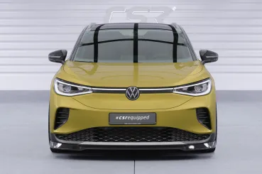 CSR Frontspoiler | Cup-Spoilerlippe mit ABE für VW ID.4 Pure und Pro CSL816-G Glossy schwarz Hochglanz (keine Lackierung erforderlich)