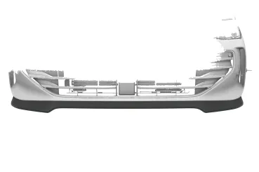 CSR Frontspoiler | Cup-Spoilerlippe mit ABE für VW Passat B9 Variant CSL921-G Glossy schwarz Hochglanz (keine Lackierung erforderlich)