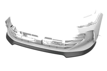 CSR Frontspoiler | Cup-Spoilerlippe mit ABE für VW Passat B9 Variant CSL921-L Lackierung erforderlich (unlackiert)