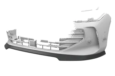 CSR Frontspoiler | Cup-Spoilerlippe mit ABE für VW Passat B9 Variant CSL921-S Strukturiert schwarz matt (keine Lackierung erforderlich)