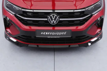 CSR Frontspoiler | Cup-Spoilerlippe mit ABE für VW Taigo (Typ CS) CSL924-G Glossy schwarz Hochglanz (keine Lackierung erforderlich)
