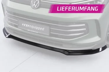 CSR Frontspoiler | Cup-Spoilerlippe mit ABE für VW Tiguan 3 CSL977-C Carbon Look Hochglanz (keine Lackierung erforderlich)