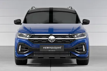 CSR Frontspoiler | Cup-Spoilerlippe mit ABE für VW T-Roc (Typ A1) R CSL923-L Lackierung erforderlich (unlackiert)