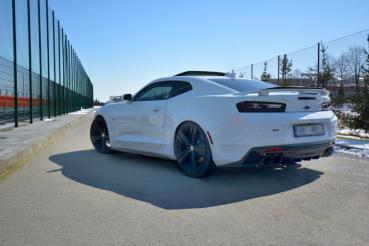 Maxton Design Spoiler CAP für CHEVROLET CAMARO 6TH-GEN. PHASE-I 2SS COUPE Carbon Look