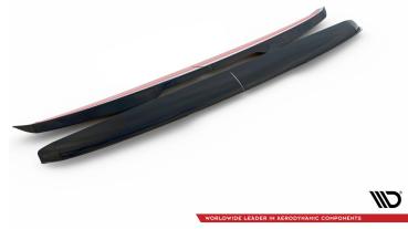 Maxton Design Spoiler CAP für Ford Transit Custom Mk1 schwarz Hochglanz