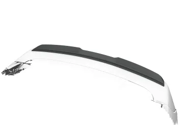 CSR Heckspoiler | Heckflügel mit ABE für Hyundai Santa Fe (Typ TM) HF287-G Glossy schwarz Hochglanz (keine Lackierung erforderlich)