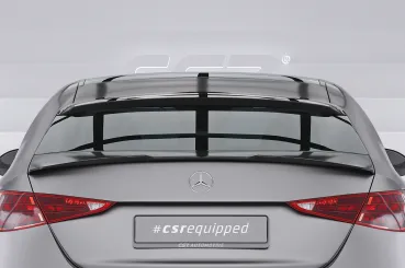 CSR Heckscheibenblende mit ABE für Mercedes-Benz C-Klasse (W206) Limousine HSB104-S Strukturiert schwarz matt (keine Lackierung erforderlich)