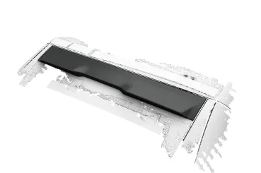 CSR Heckscheibenblende mit ABE für Mercedes-Benz SLK / SLC (R172) Roadster HSB124-L Lackierung erforderlich (unlackiert)