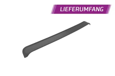 CSR Heckscheibenblend mit ABE für BMW 3er E36 Coupe HSB091-L schwarz matt (Lackierung erforderlich)