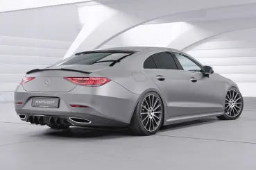 CSR Heckscheibenblend mit ABE für Mercedes-Benz CLS (C257) HSB094-L schwarz matt (Lackierung erforderlich)