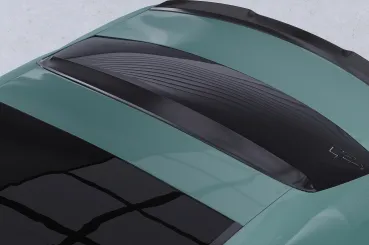 CSR Heckscheibenblend mit ABE für Mercedes Benz E-Klasse W214 Limousine HSB130-S schwarz matt strukturiert (keine Lackierung erforderlich)