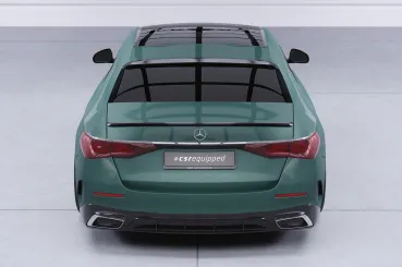 CSR Heckscheibenblend mit ABE für Mercedes Benz E-Klasse W214 Limousine HSB130-G Glossy schwarz Hochglanz (keine Lackierung erforderlich)