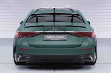 CSR Heckscheibenblend mit ABE für Mercedes Benz E-Klasse W214 Limousine HSB130-G Glossy schwarz Hochglanz (keine Lackierung erforderlich)
