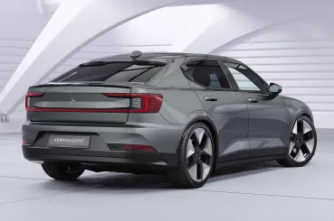 CSR Heckscheibenblend mit ABE für Polestar 2 HSB117-L schwarz matt (Lackierung erforderlich)