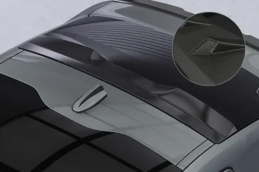 CSR Heckscheibenblend mit ABE für Polestar 2 HSB117-M Carbon Look matt strukturiert (keine Lackierung erforderlich)