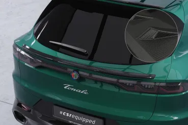 CSR Heckspoiler | Heckflügel mit ABE für Alfa Romeo Tonale HF194-M Carbon Look matt strukturiert (keine Lackierung erforderlich)