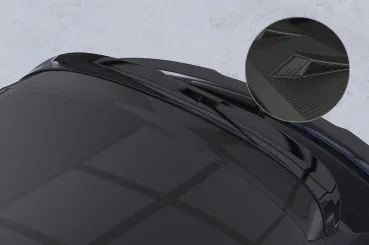 CSR Heckspoiler | Heckflügel mit ABE für Audi A1 8X Sportback HF790-M Carbon Look matt strukturiert (keine Lackierung erforderlich)