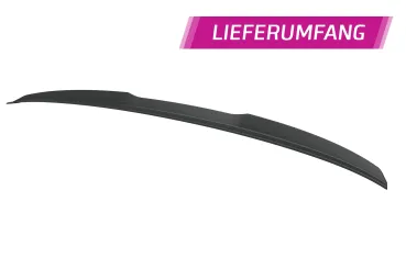 CSR Heckspoiler | Heckflügel mit ABE für Audi A3 8V Limousine HF302-M Carbon Look matt strukturiert (keine Lackierung erforderlich)