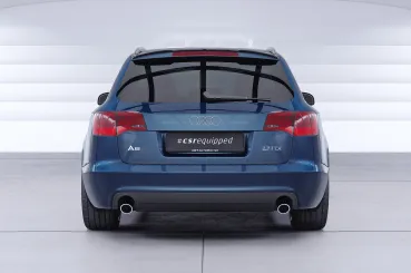 CSR Heckspoiler | Heckflügel mit ABE für Audi A6 C6 Typ 4F Avant HF697-G Glossy schwarz Hochglanz (keine Lackierung erforderlich)