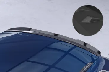 CSR Heckspoiler | Heckflügel mit ABE für Audi A6 C6 Typ 4F Avant HF697-S Strukturiert schwarz matt (keine Lackierung erforderlich)