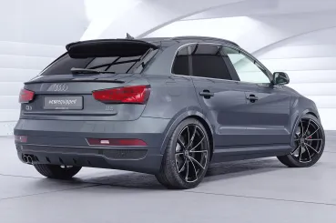 CSR Heckspoiler | Heckflügel mit ABE für Audi Q3 (8U) HF661-G Glossy schwarz Hochglanz (keine Lackierung erforderlich)
