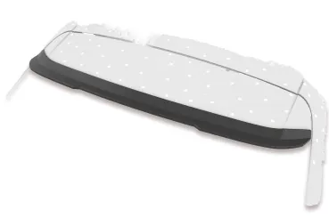 CSR Heckspoiler | Heckflügel mit ABE für Audi Q3 (8U) HF661-S Strukturiert schwarz matt (keine Lackierung erforderlich)