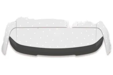 CSR Heckspoiler | Heckflügel mit ABE für Audi Q3 (8U) HF661-S Strukturiert schwarz matt (keine Lackierung erforderlich)