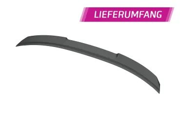 CSR Heckspoiler | Heckflügel mit ABE für Audi Q7 (4M) HF271-C Carbon Look Hochglanz (keine Lackierung erforderlich)