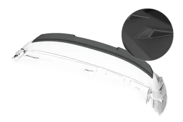 CSR Heckspoiler | Heckflügel mit ABE für Audi Q7 (4M) HF271-L Lackierung erforderlich (unlackiert)