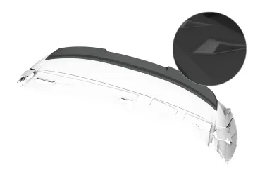 CSR Heckspoiler | Heckflügel mit ABE für Audi Q7 (4M) HF271-S Strukturiert schwarz matt (keine Lackierung erforderlich)