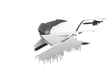 CSR Heckspoiler | Heckflügel mit ABE für Audi RSQ3 (8U) HF164-C Carbon Look Hochglanz (keine Lackierung erforderlich)