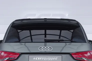 CSR Heckspoiler | Heckflügel mit ABE für Audi S1 (8X) Sportback HF100-S Strukturiert schwarz matt (keine Lackierung erforderlich)