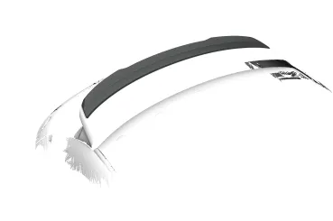 CSR Heckspoiler | Heckflügel mit ABE für Audi S1 (8X) Sportback HF100-S Strukturiert schwarz matt (keine Lackierung erforderlich)